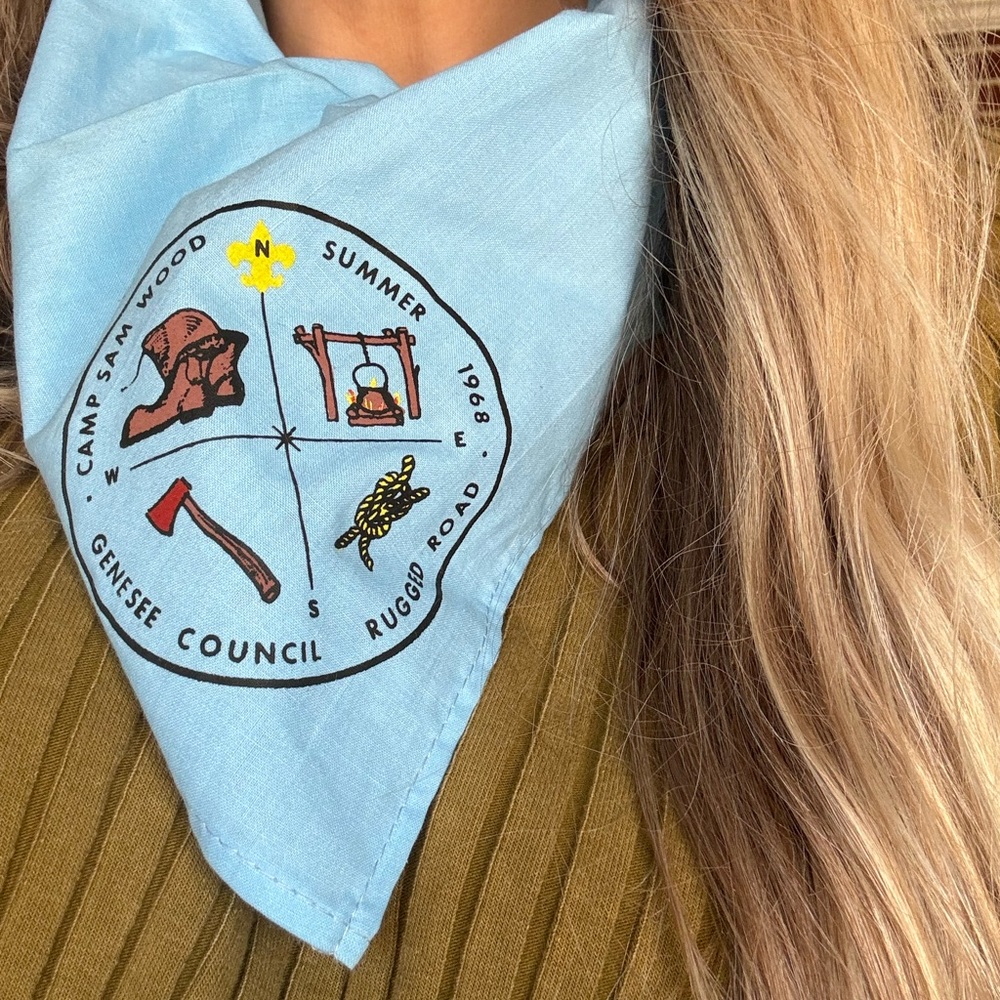 Vintage 60s Boy Scouts Bandana Scarf